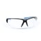 Ge Safety Glasses, Anti-Scratch, Clear Lens, Black/Blue Frame GE106C - alternate 2